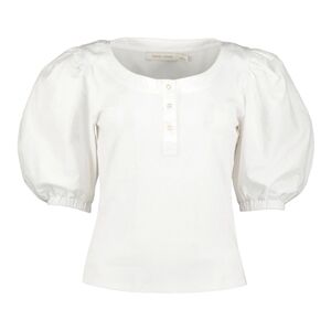 Bishop & Young Poplin Sleeve Henley White Size Small